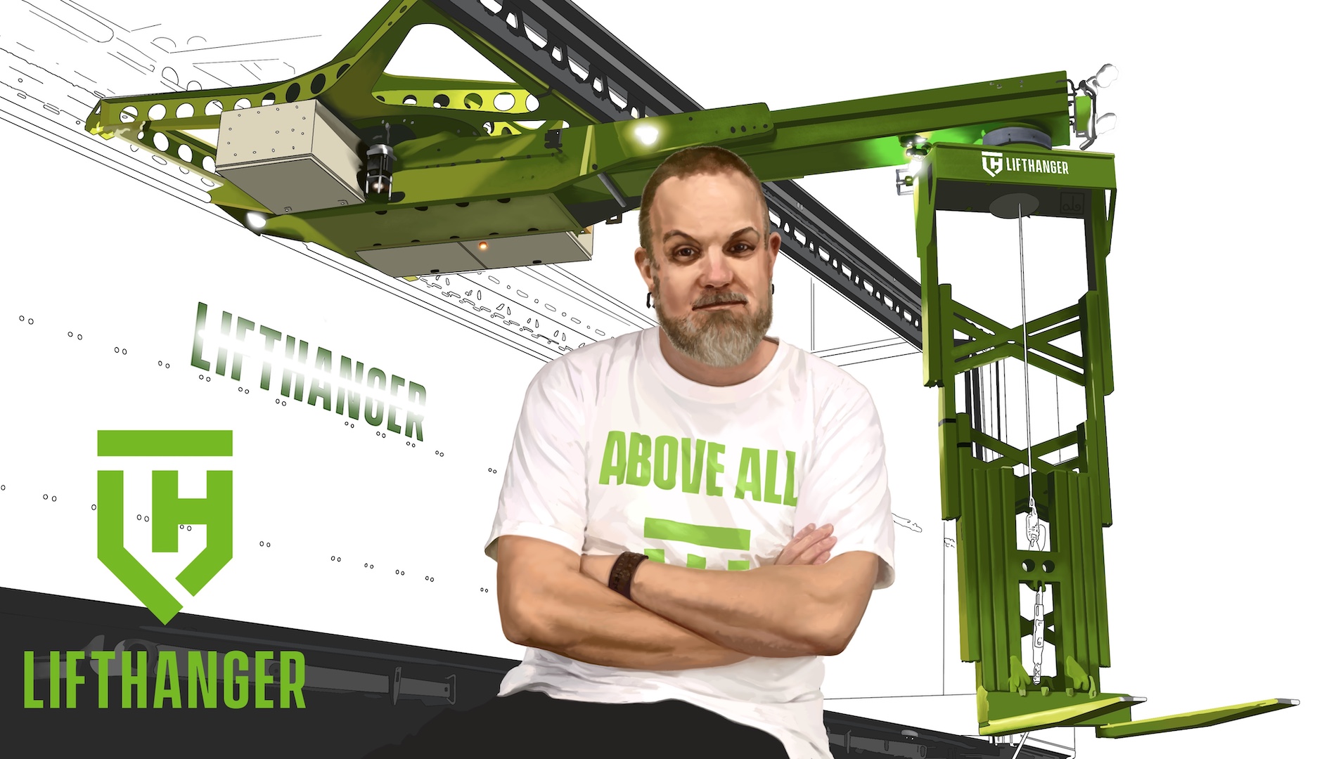 Lifthanger-nostimen hyödyt ovat turvallisuus, terveys, tehokkuus ja tulos